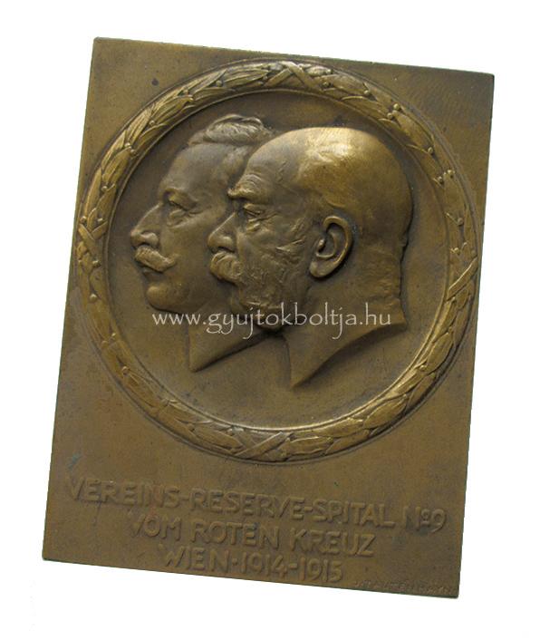 Josef Tautenhayn: Vrskereszt 9. sz. Tartalkkrhz Bcs 1914-1915